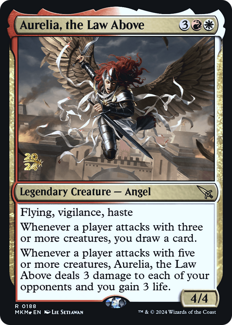 Aurelia, the Law Above [Murders at Karlov Manor Prerelease Promos] | Rook's Games and More