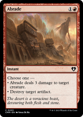 Abrade [Commander Masters] | Rook's Games and More