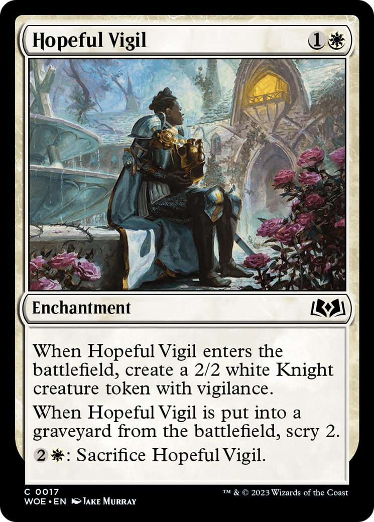 Hopeful Vigil [Wilds of Eldraine] | Rook's Games and More
