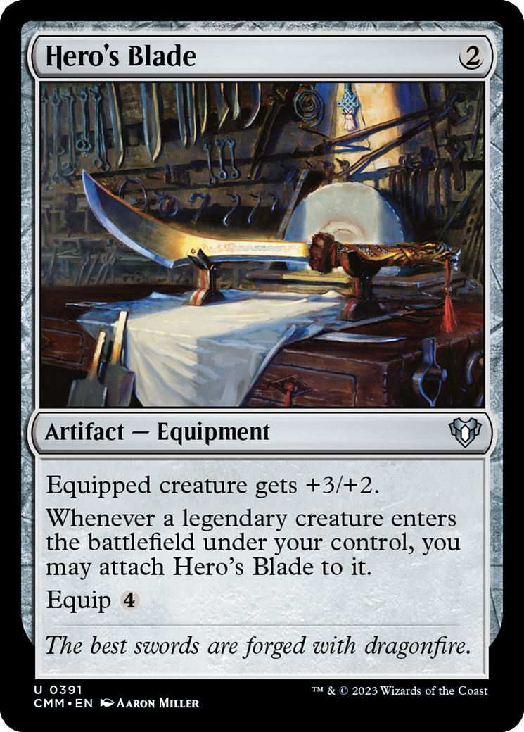 Hero's Blade [Commander Masters] | Rook's Games and More