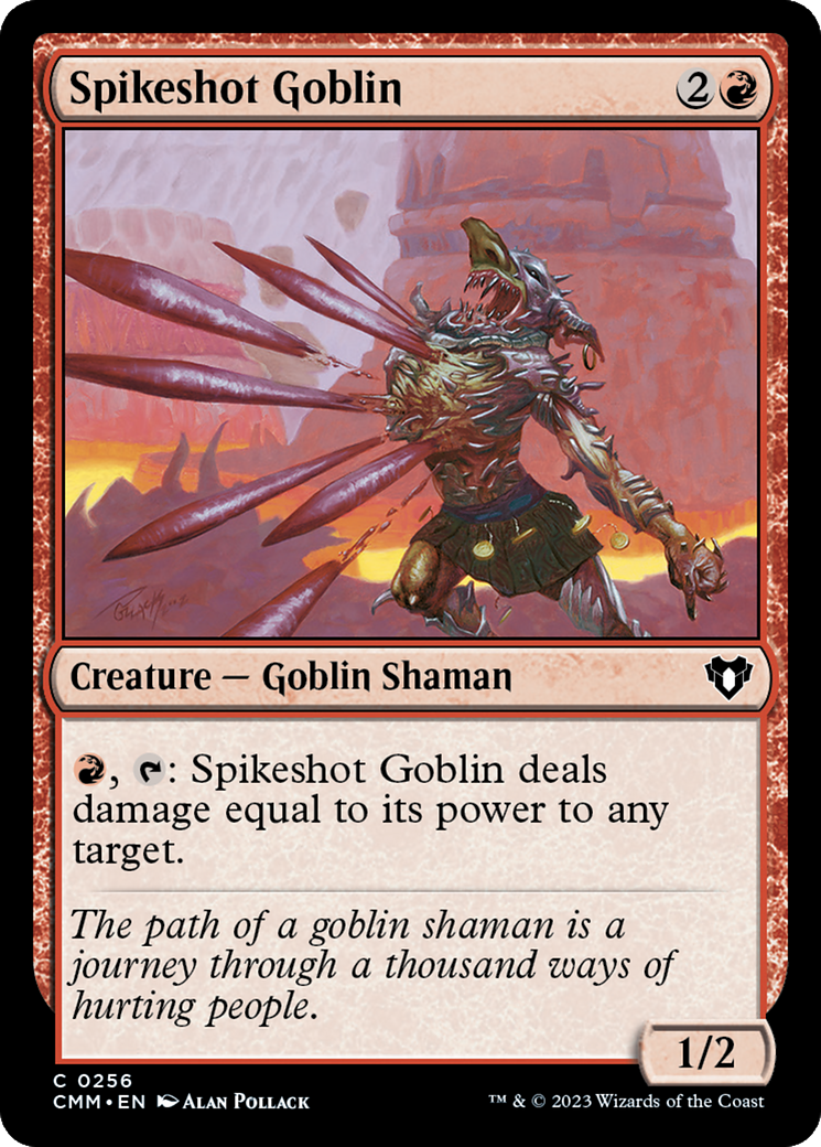 Spikeshot Goblin [Commander Masters] | Rook's Games and More