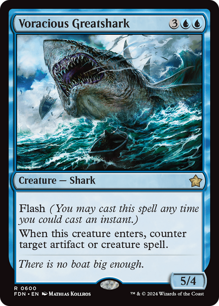 Voracious Greatshark [Foundations] | Rook's Games and More