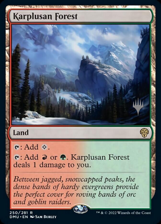 Karplusan Forest (Promo Pack) [Dominaria United Promos] | Rook's Games and More