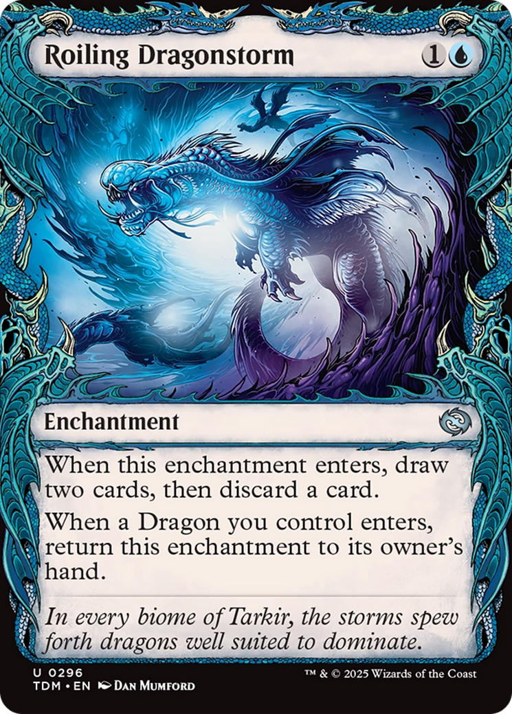 Roiling Dragonstorm (Showcase) [Tarkir: Dragonstorm] | Rook's Games and More