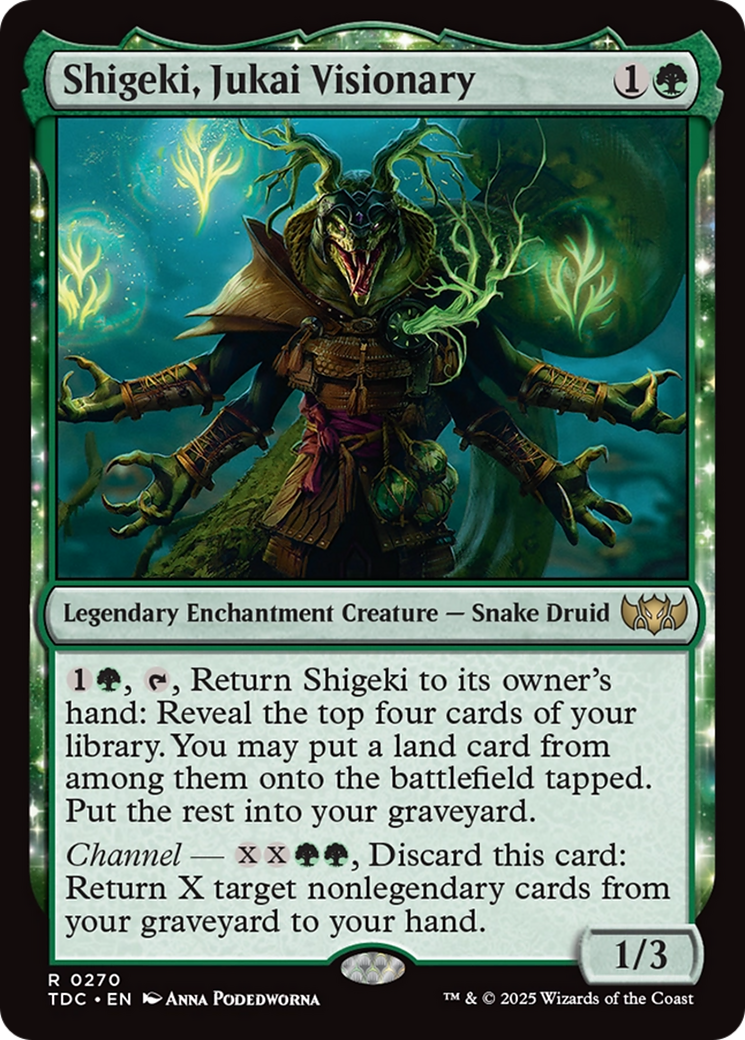 Shigeki, Jukai Visionary [Tarkir: Dragonstorm Commander] | Rook's Games and More