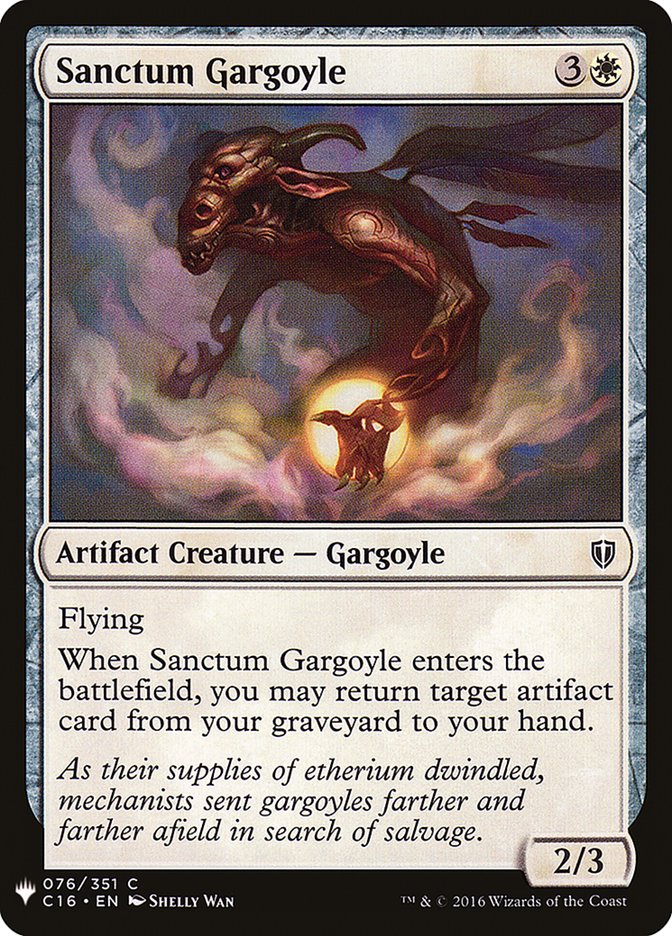 Sanctum Gargoyle [Mystery Booster] | Rook's Games and More