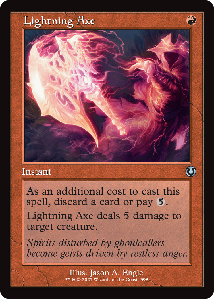 Lightning Axe (Retro Frame) [Innistrad Remastered] | Rook's Games and More