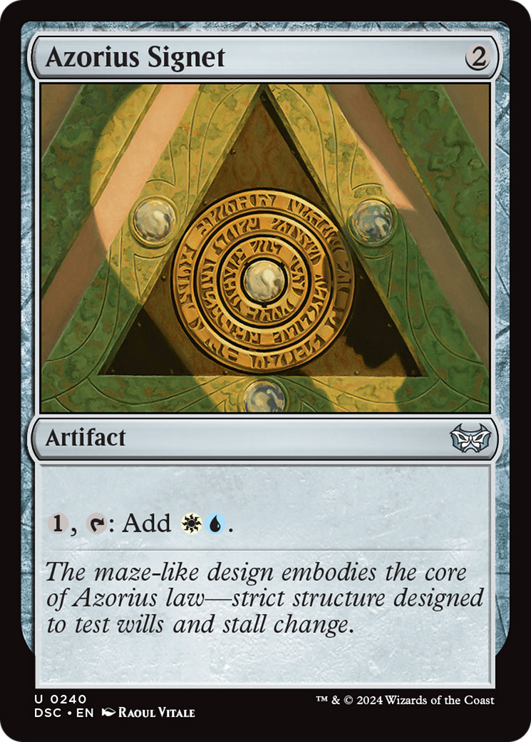 Azorius Signet [Duskmourn: House of Horror Commander] | Rook's Games and More