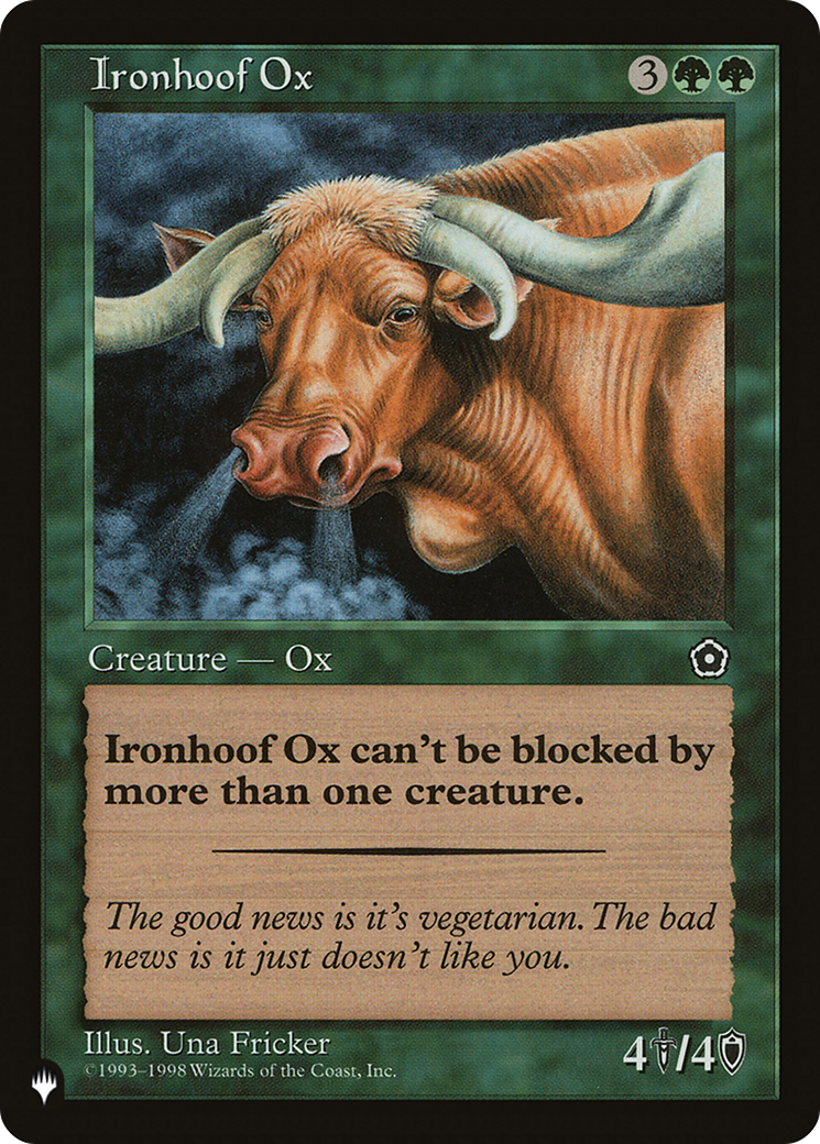 Ironhoof Ox [The List Reprints] | Rook's Games and More