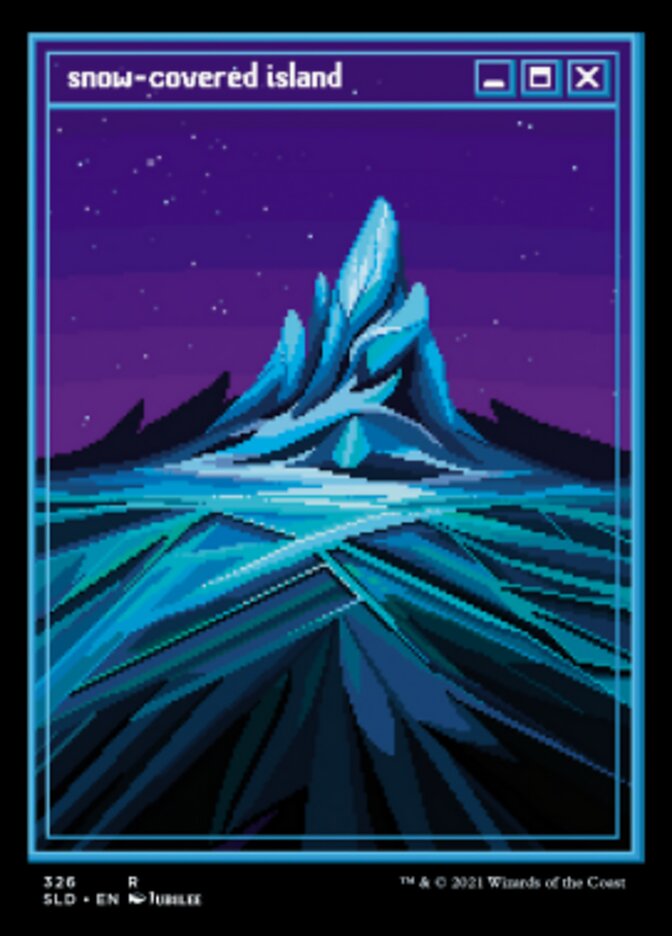 Snow-Covered Island (Foil Etched) [Secret Lair Drop Series] | Rook's Games and More