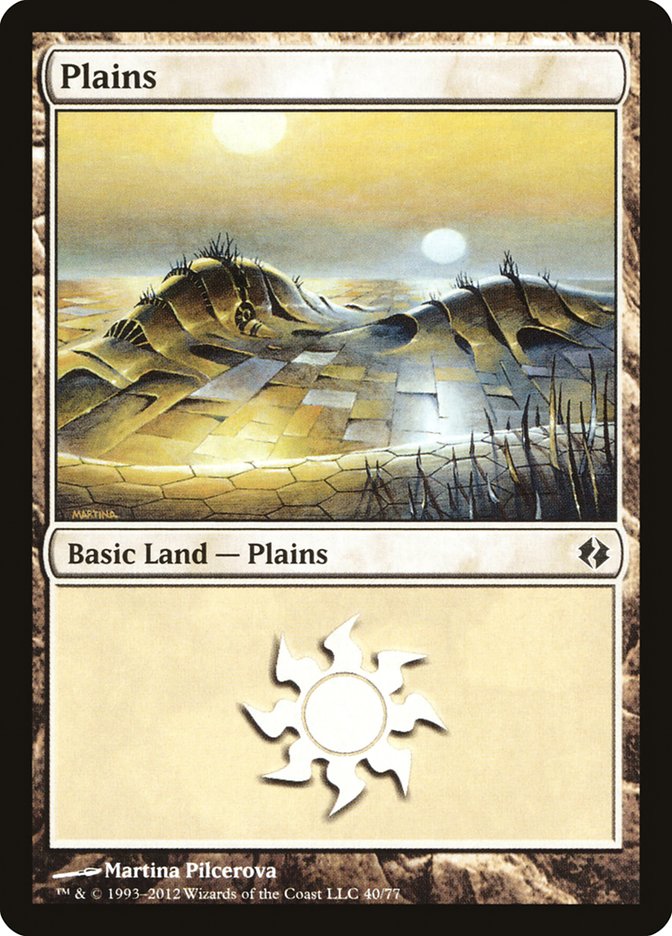 Plains (40) [Duel Decks: Venser vs. Koth] | Rook's Games and More