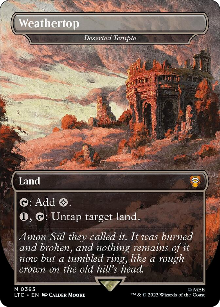 Weathertop - Deserted Temple [The Lord of the Rings: Tales of Middle-Earth Commander] | Rook's Games and More