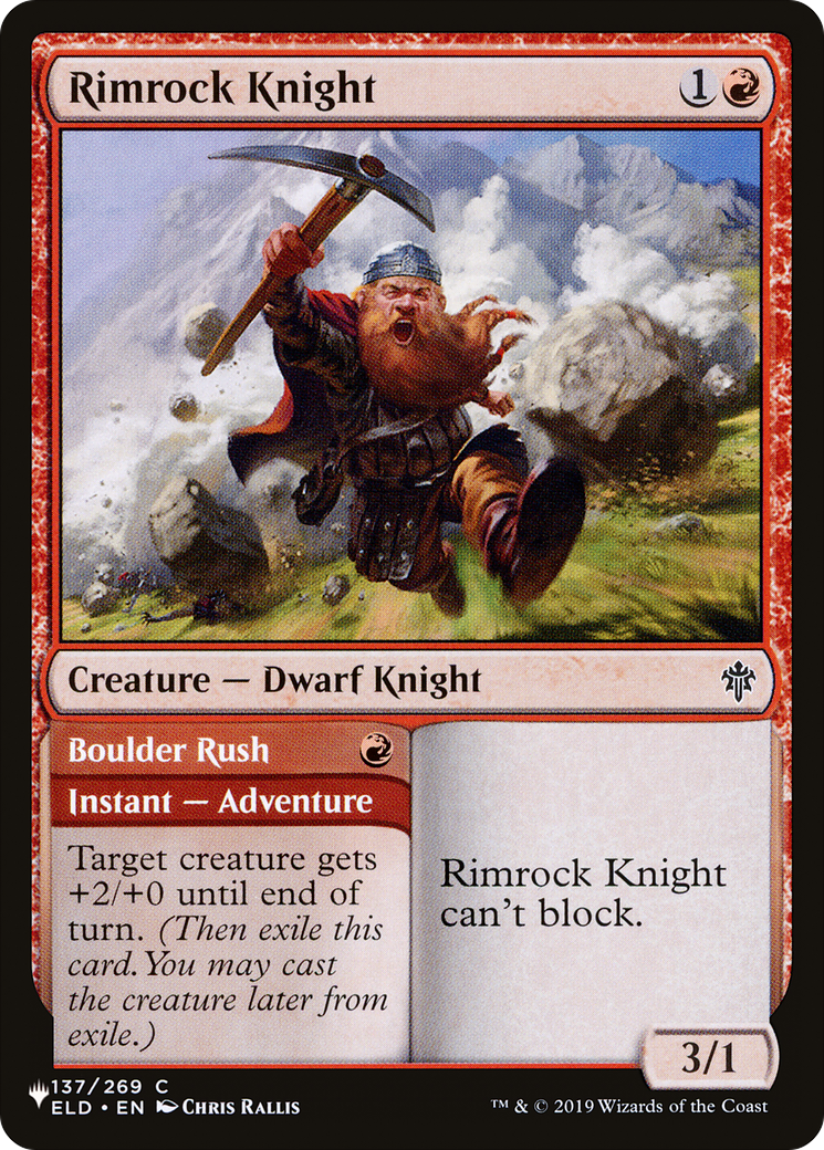 Rimrock Knight [The List Reprints] | Rook's Games and More