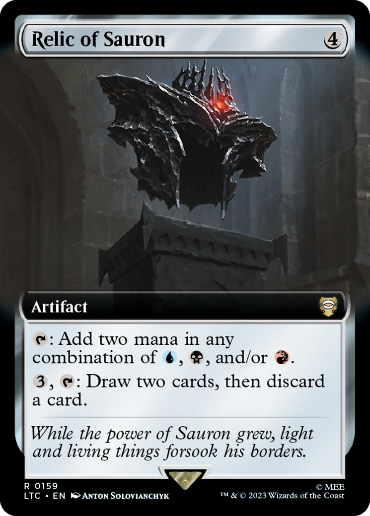 Relic of Sauron (Extended Art) [The Lord of the Rings: Tales of Middle-Earth Commander] | Rook's Games and More
