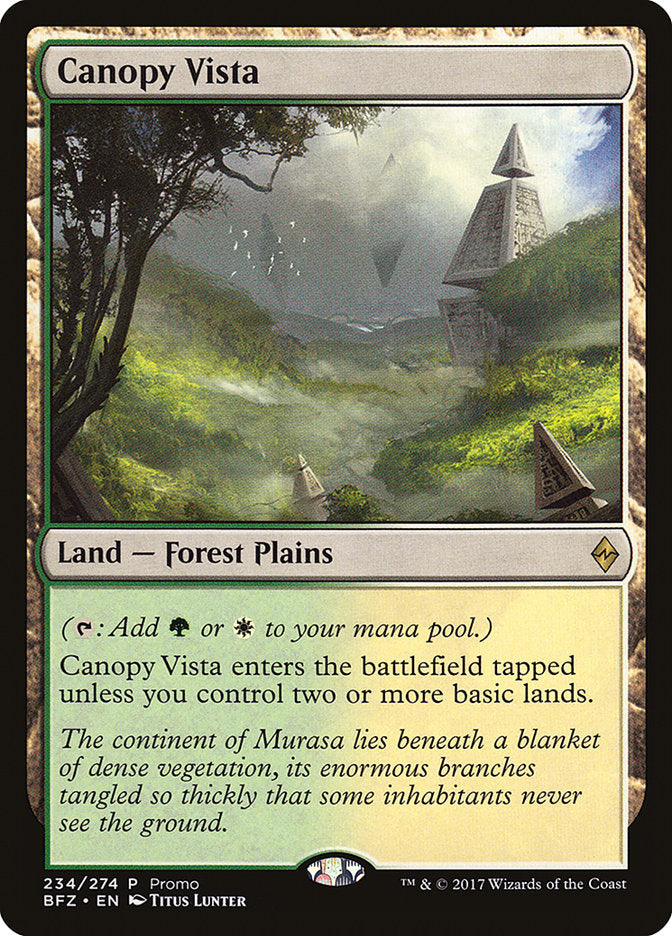 Canopy Vista (Promo) [Standard Showdown Promos] | Rook's Games and More