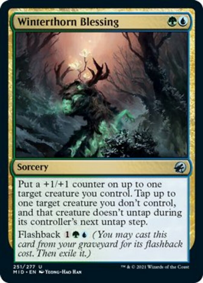 Winterthorn Blessing [Innistrad: Midnight Hunt] | Rook's Games and More