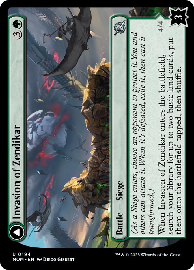 Invasion of Zendikar // Awakened Skyclave [March of the Machine] | Rook's Games and More