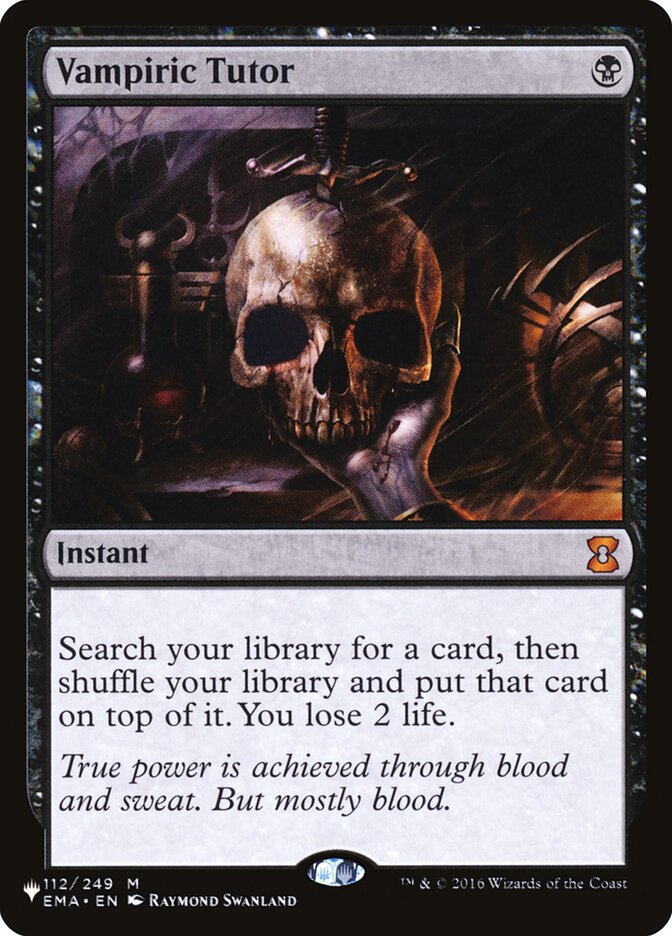 Vampiric Tutor [The List] | Rook's Games and More