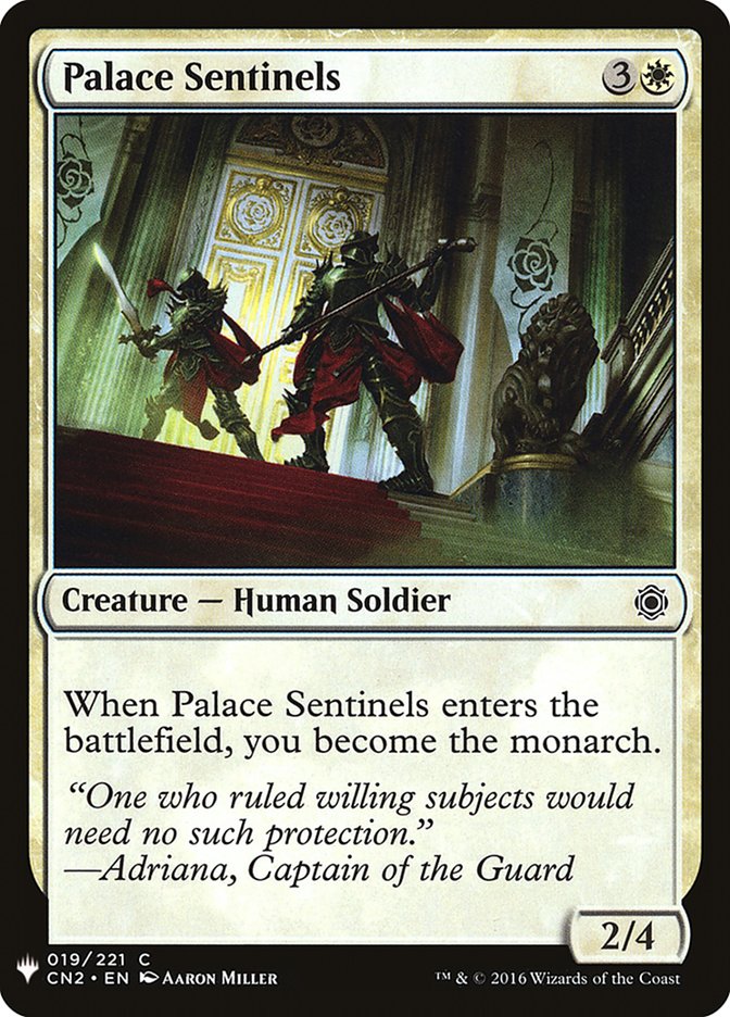 Palace Sentinels [Mystery Booster] | Rook's Games and More