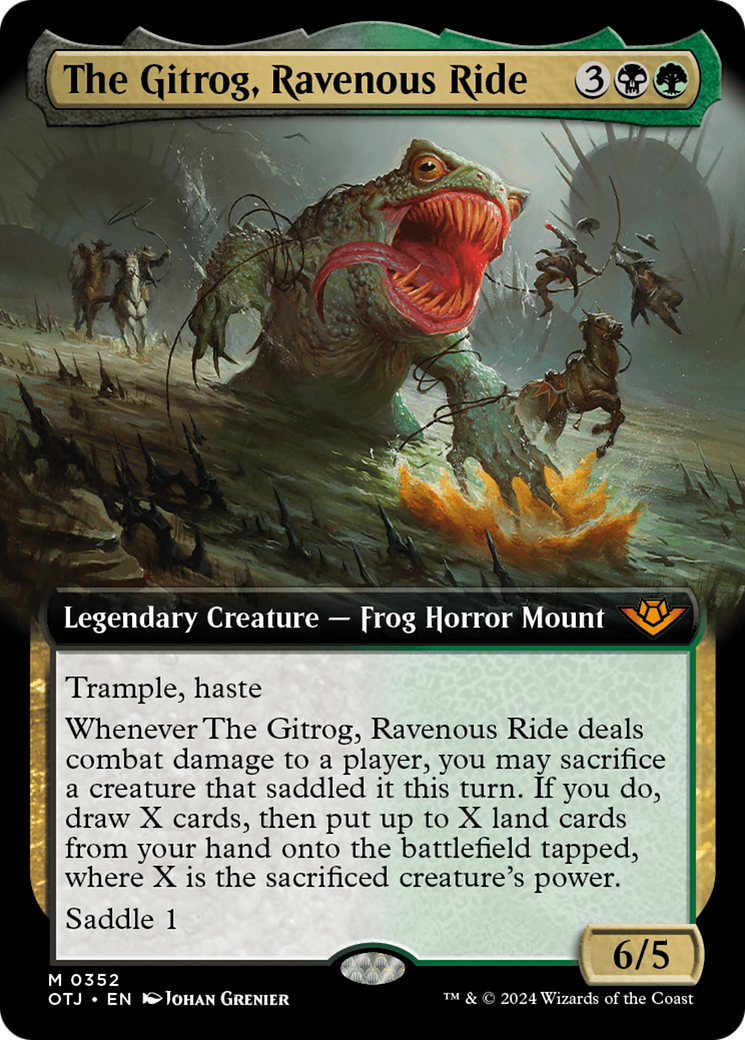 The Gitrog, Ravenous Ride (Extended Art) [Outlaws of Thunder Junction] | Rook's Games and More