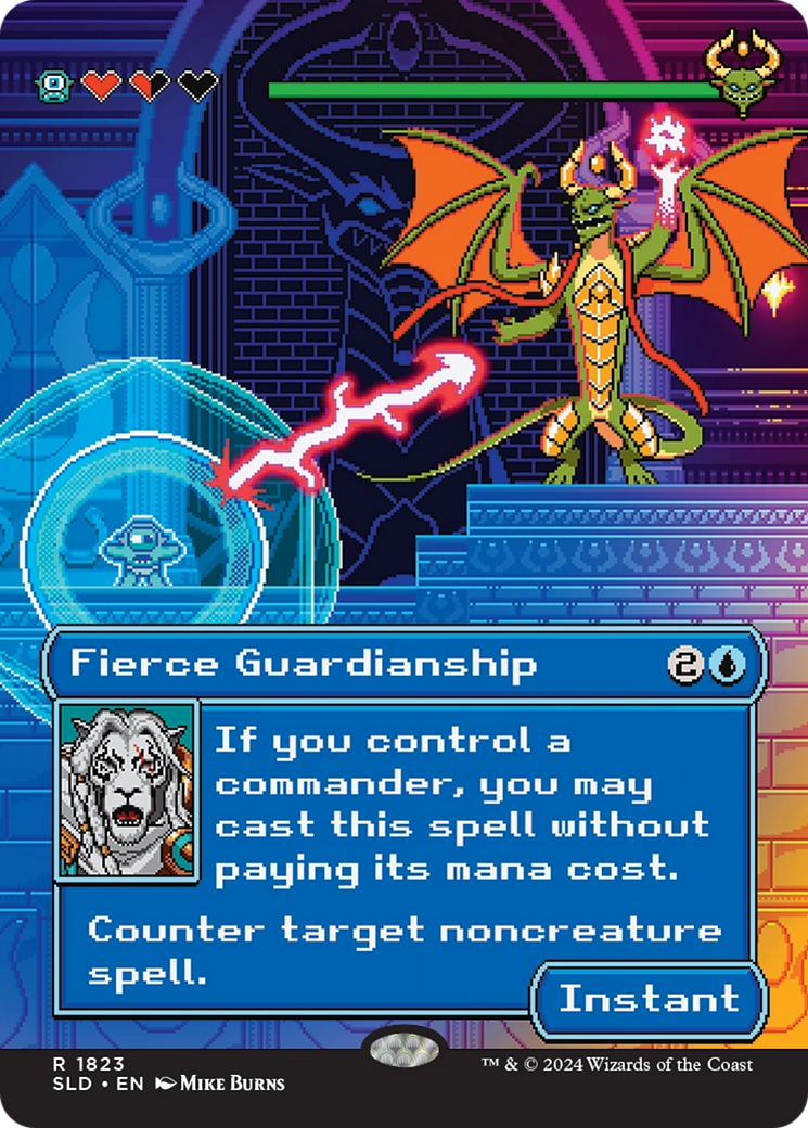 Fierce Guardianship (Rainbow Foil) [Secret Lair Drop Series] | Rook's Games and More