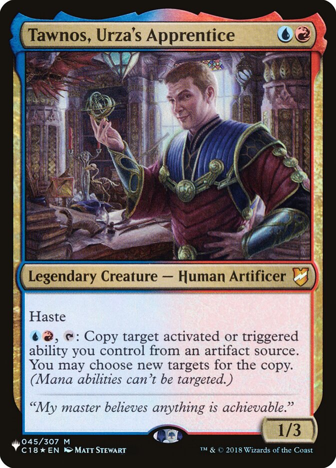 Tawnos, Urza's Apprentice [The List] | Rook's Games and More
