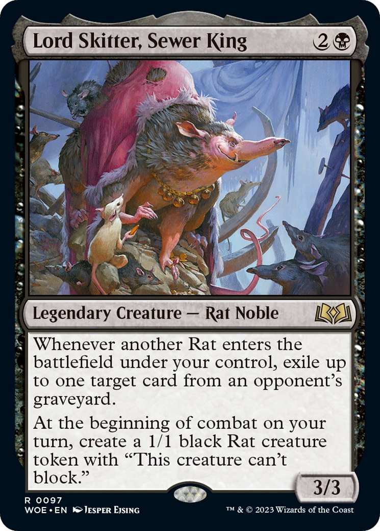 Lord Skitter, Sewer King [Wilds of Eldraine] | Rook's Games and More