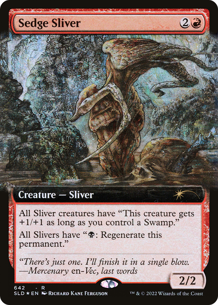 Sedge Sliver (Extended Art) [Secret Lair Drop Promos] | Rook's Games and More