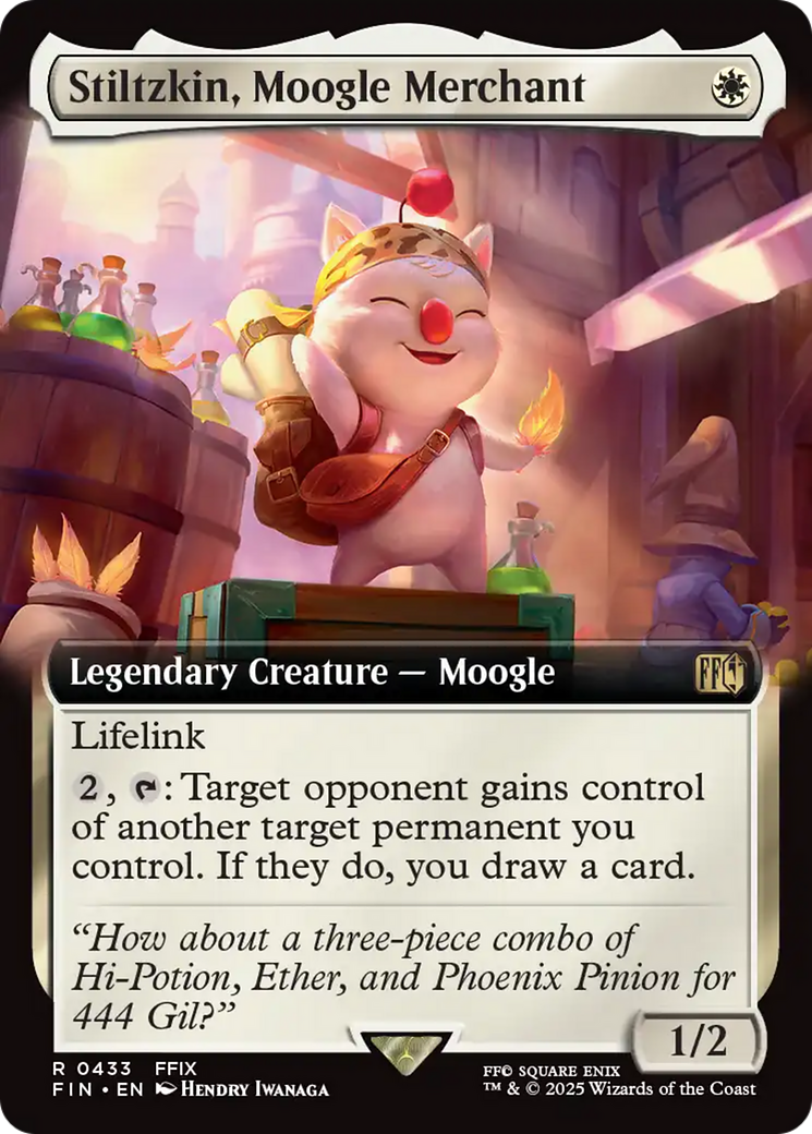 Stiltzkin, Moogle Merchant (Extended Art) [FINAL FANTASY] | Rook's Games and More
