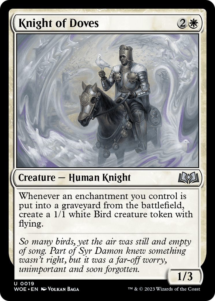 Knight of Doves [Wilds of Eldraine] | Rook's Games and More