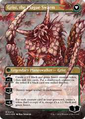 Grist, Voracious Larva // Grist, the Plague Swarm (Borderless) (Textured Foil) [Modern Horizons 3] | Rook's Games and More