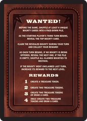 Bounty: Lyssa, Sterling Collector // Bounty Rules Double-Sided Token [Outlaws of Thunder Junction Commander Tokens] | Rook's Games and More