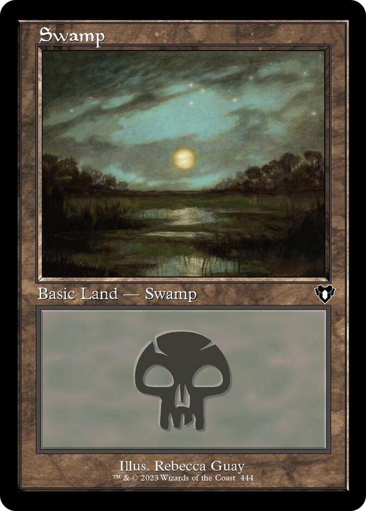 Swamp (444) (Retro) [Commander Masters] | Rook's Games and More