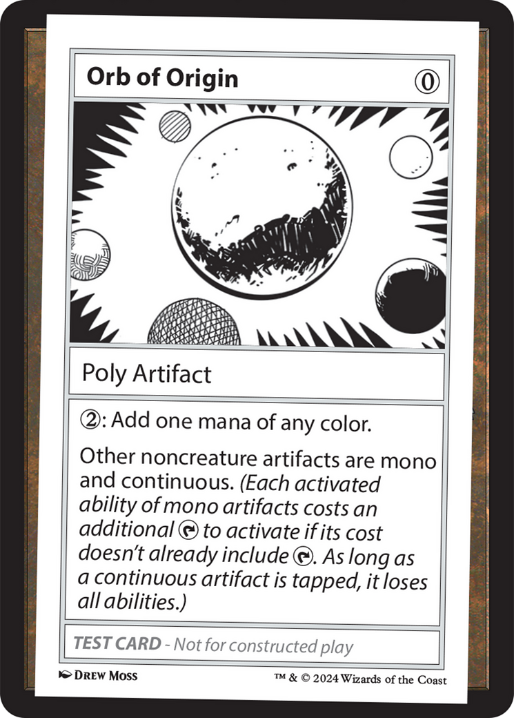 Orb of Origin [Mystery Booster 2 Playtest Cards] | Rook's Games and More