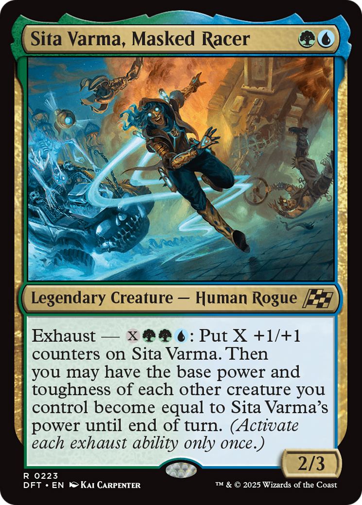 Sita Varma, Masked Racer [Aetherdrift] | Rook's Games and More