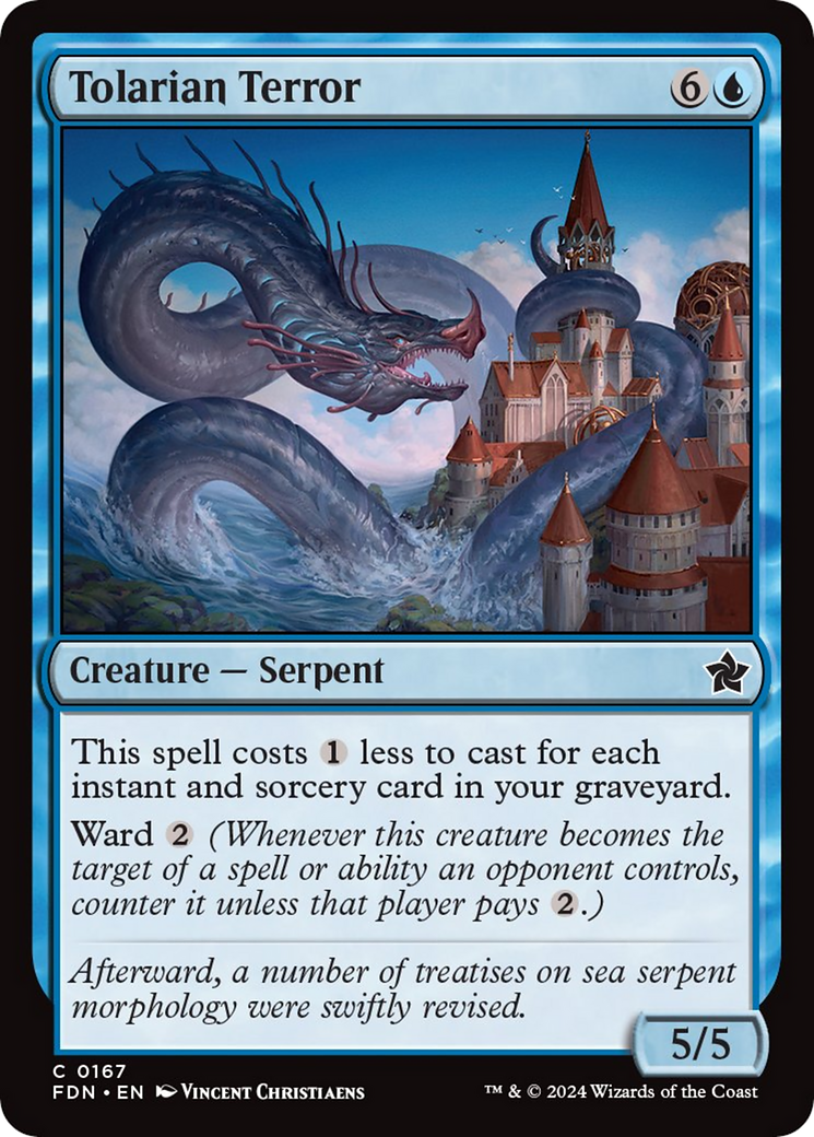 Tolarian Terror [Foundations] | Rook's Games and More