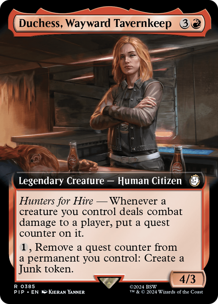 Duchess, Wayward Tavernkeep (Extended Art) [Fallout] | Rook's Games and More