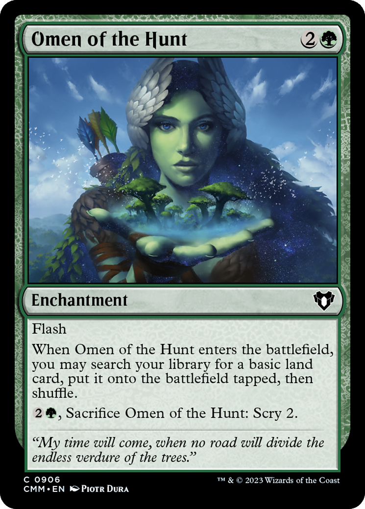 Omen of the Hunt [Commander Masters] | Rook's Games and More