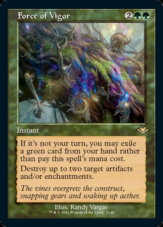 Force of Vigor (Retro) [Modern Horizons] | Rook's Games and More