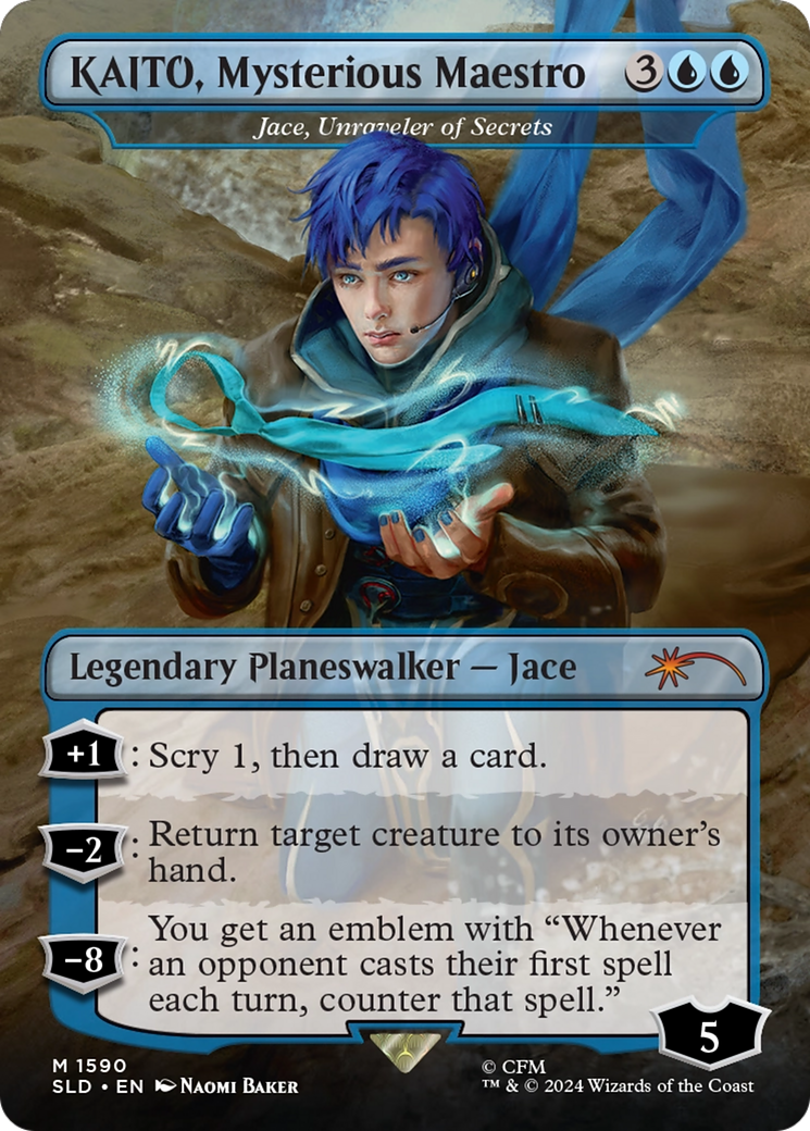 KAITO, Mysterious Maestro - Jace, Unraveler of Secrets [Secret Lair Drop Series] | Rook's Games and More