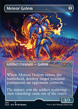 Meteor Golem (Borderless) [Secret Lair Drop Series] | Rook's Games and More