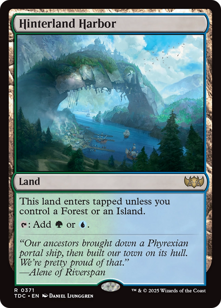 Hinterland Harbor [Tarkir: Dragonstorm Commander] | Rook's Games and More
