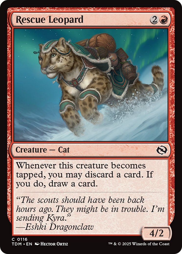Rescue Leopard [Tarkir: Dragonstorm] | Rook's Games and More