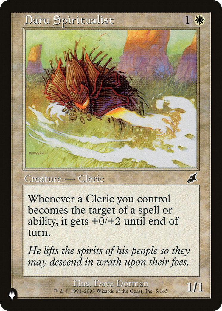 Daru Spiritualist [The List Reprints] | Rook's Games and More