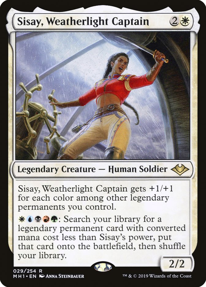 Sisay, Weatherlight Captain [Modern Horizons] | Rook's Games and More