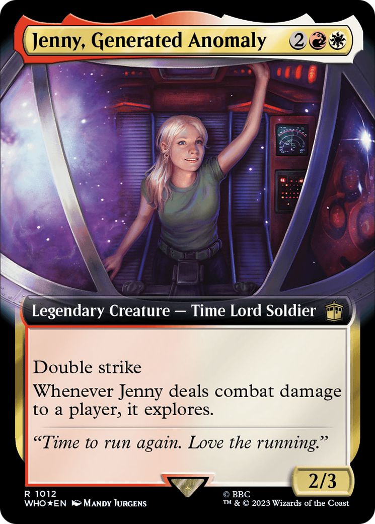 Jenny, Generated Anomaly (Extended Art) (Surge Foil) [Doctor Who] | Rook's Games and More