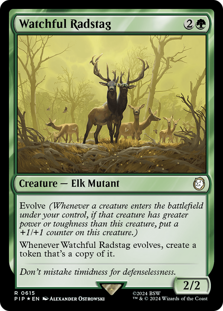 Watchful Radstag (Surge Foil) [Fallout] | Rook's Games and More