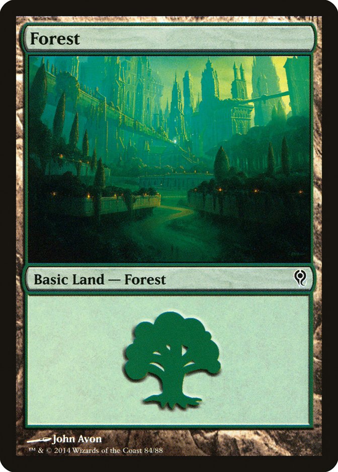 Forest (84) [Duel Decks: Jace vs. Vraska] | Rook's Games and More