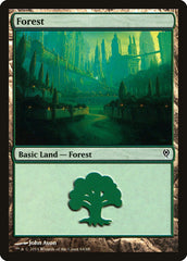 Forest (84) [Duel Decks: Jace vs. Vraska]