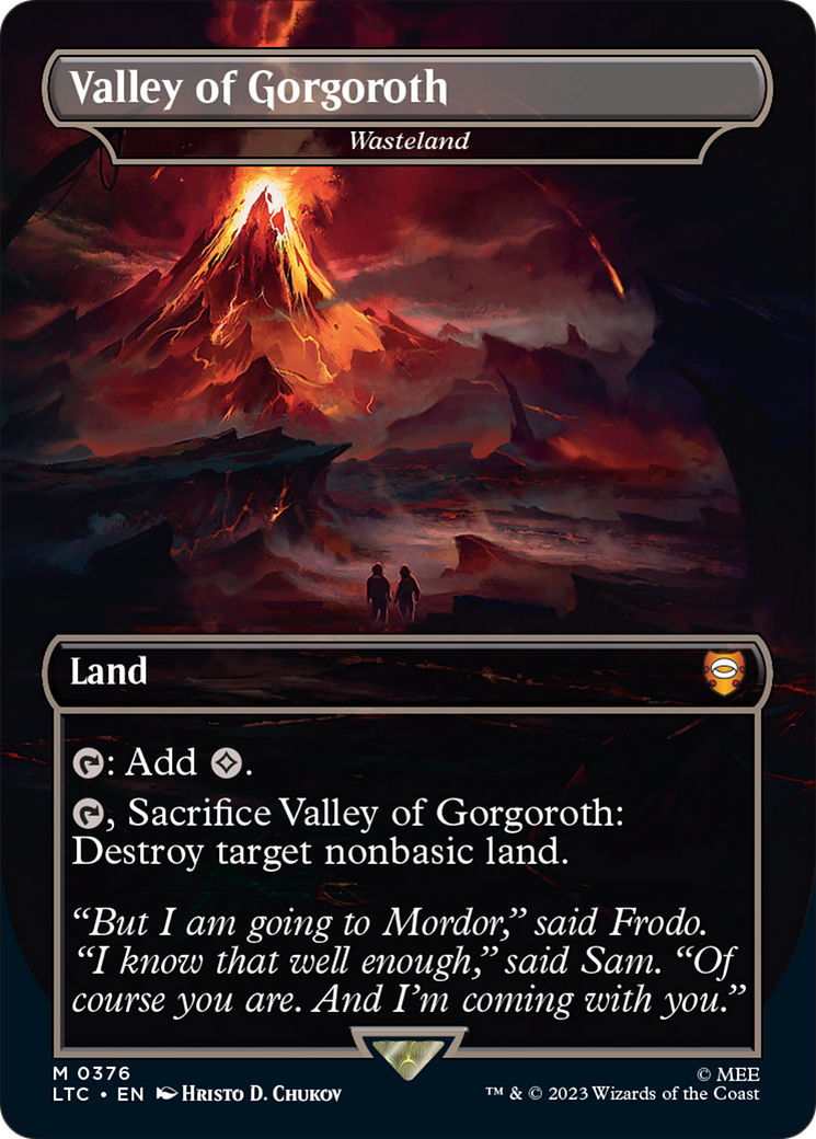 Valley of Gorgoroth - Wasteland [The Lord of the Rings: Tales of Middle-Earth Commander] | Rook's Games and More
